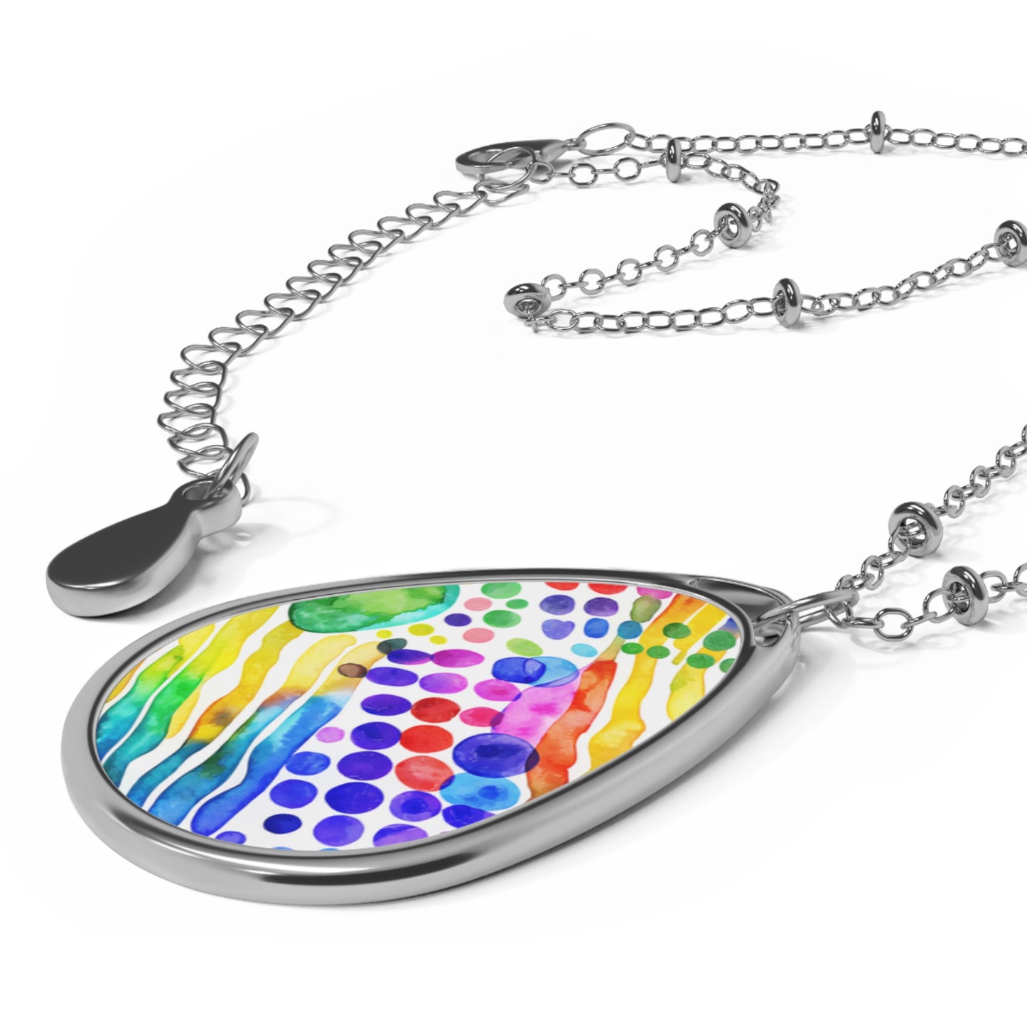 Oval Necklace - Multi color