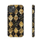 Elegant Gold & Black Phone Case for Tough Protection