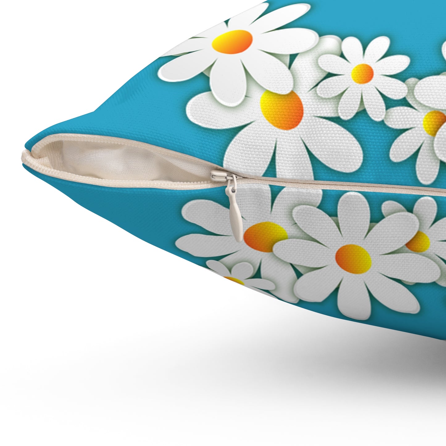 Heart Hands Floral Throw Pillow
