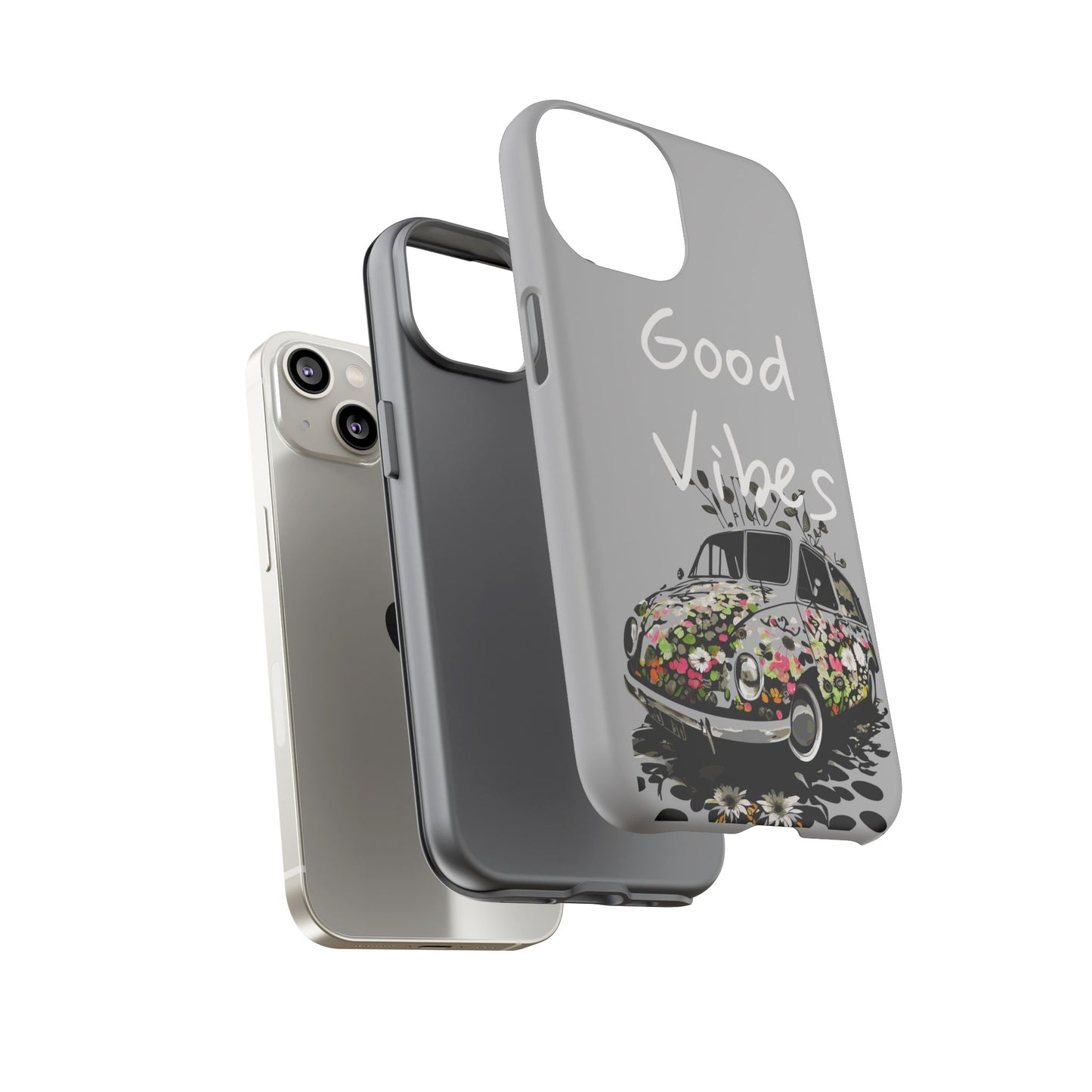 Floral Phone Case | Good Vibes, Phone Accessories, Gift for Her, Trendy Tech, Summer Vibes, Birthday Gift