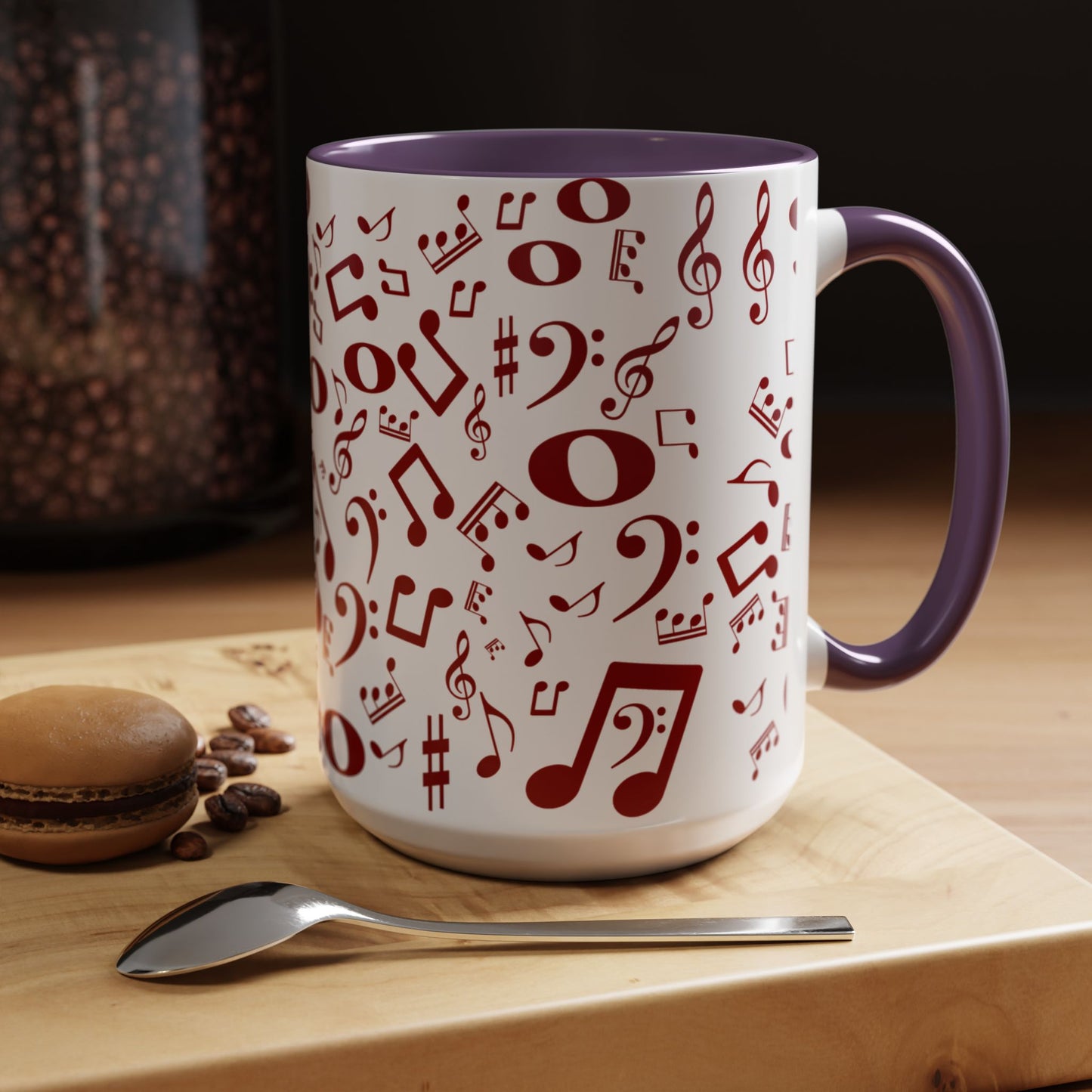 Musical Accent Mug - Perfect for Music Lovers, Gifts for Musicians, Coffee Lover's Essential, Singing Inspiration, Music-Themed [...]