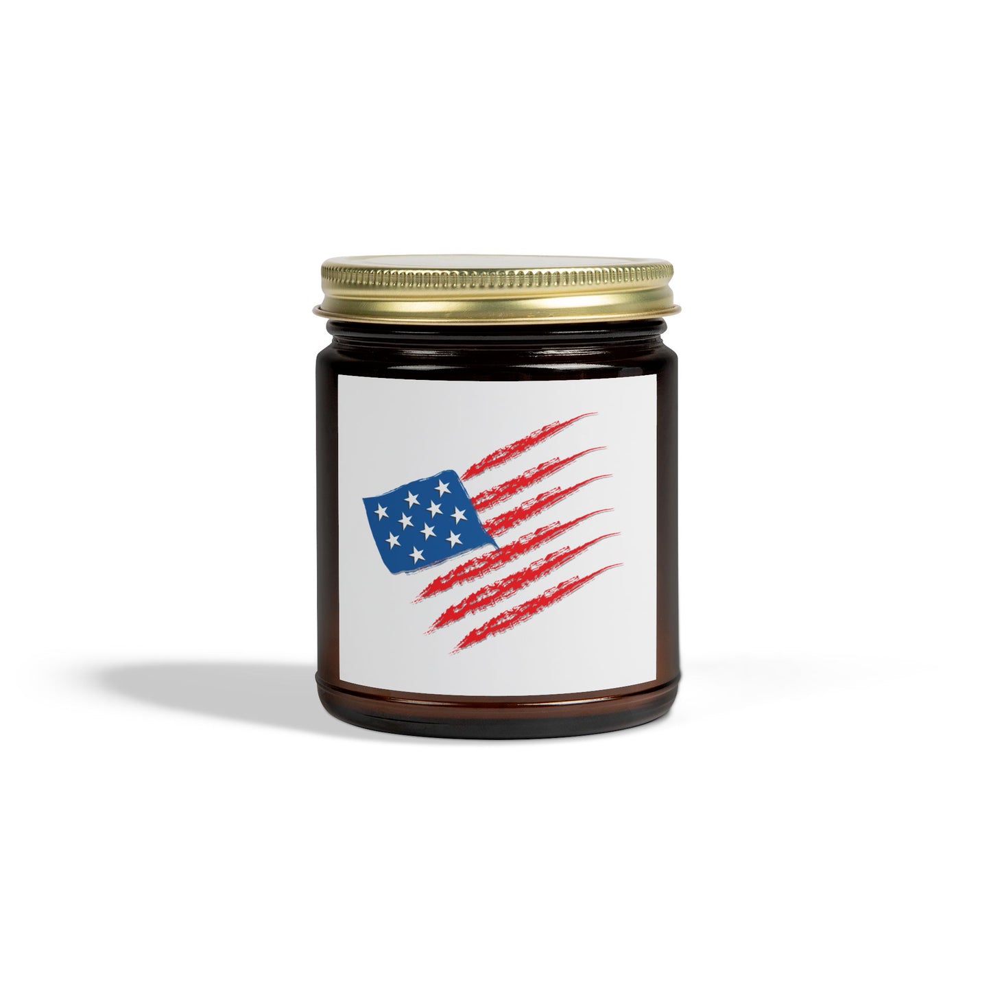 Patriotic Scented Candle, American Flag Decor, Home Fragrance Gift, July 4th Candle, Cozy Atmosphere, Relaxing Decor, USA Themes