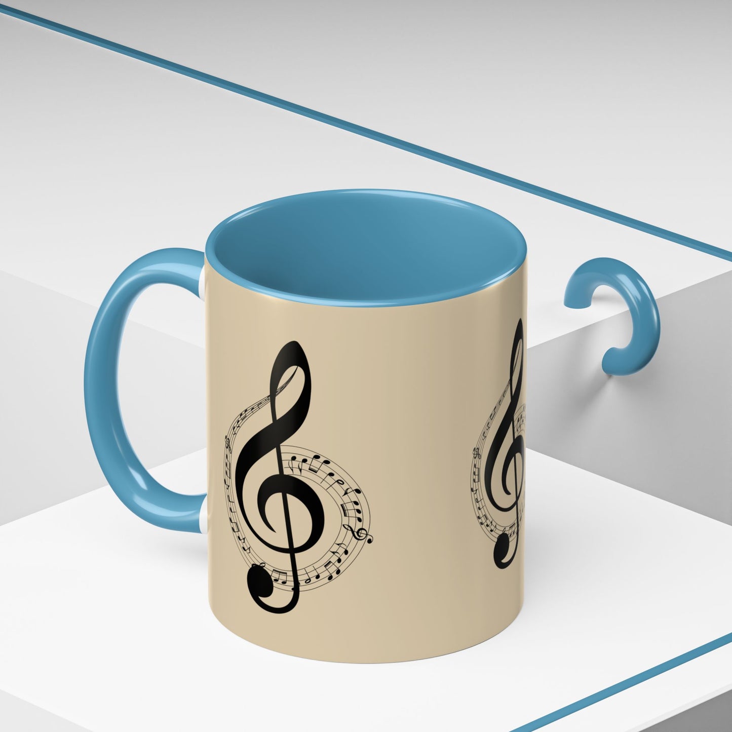 Musical Notes Coffee Mug - Perfect Gift for Music Lovers