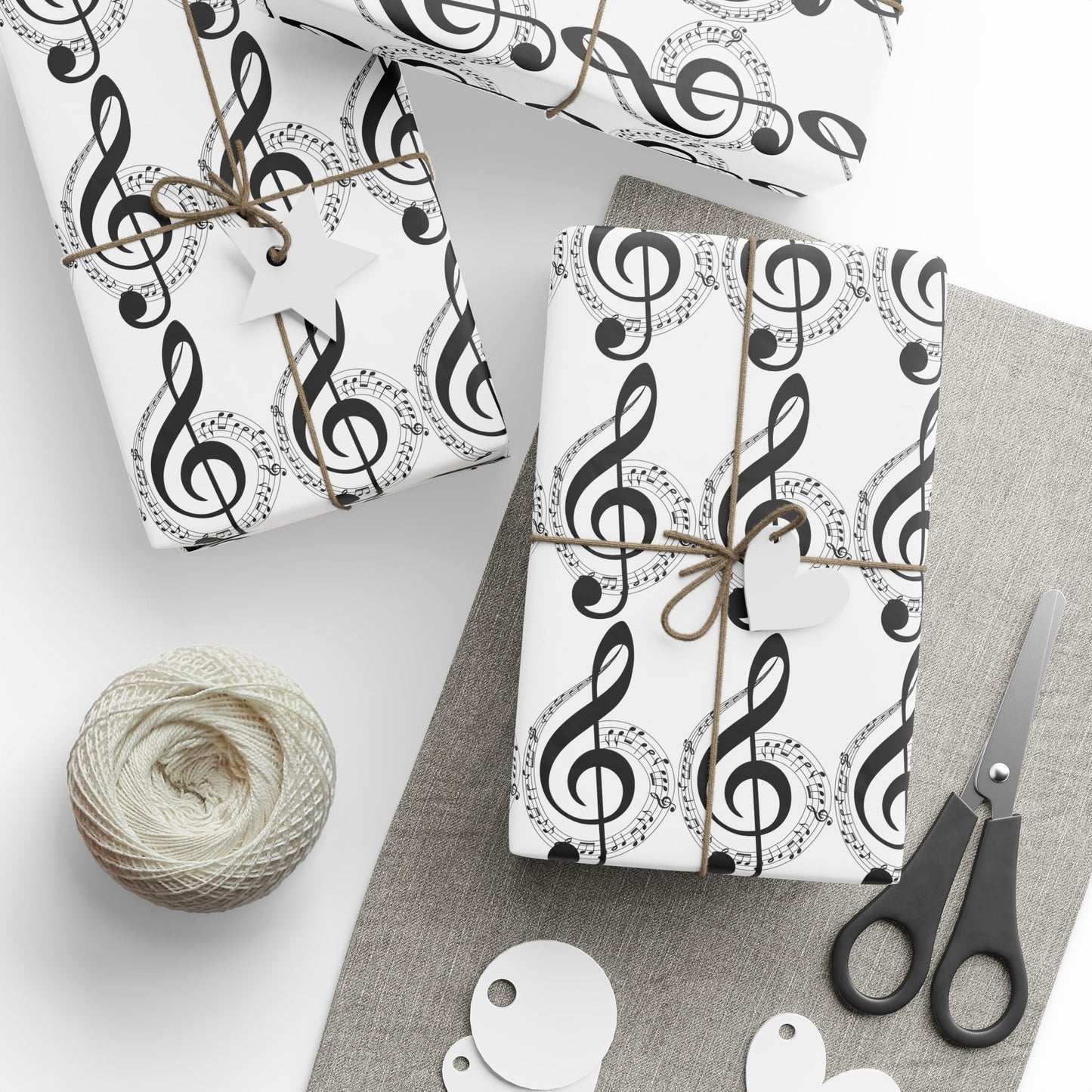 Musical Notes Wrapping Paper, Perfect for Gifts, Music Lovers, Birthdays
