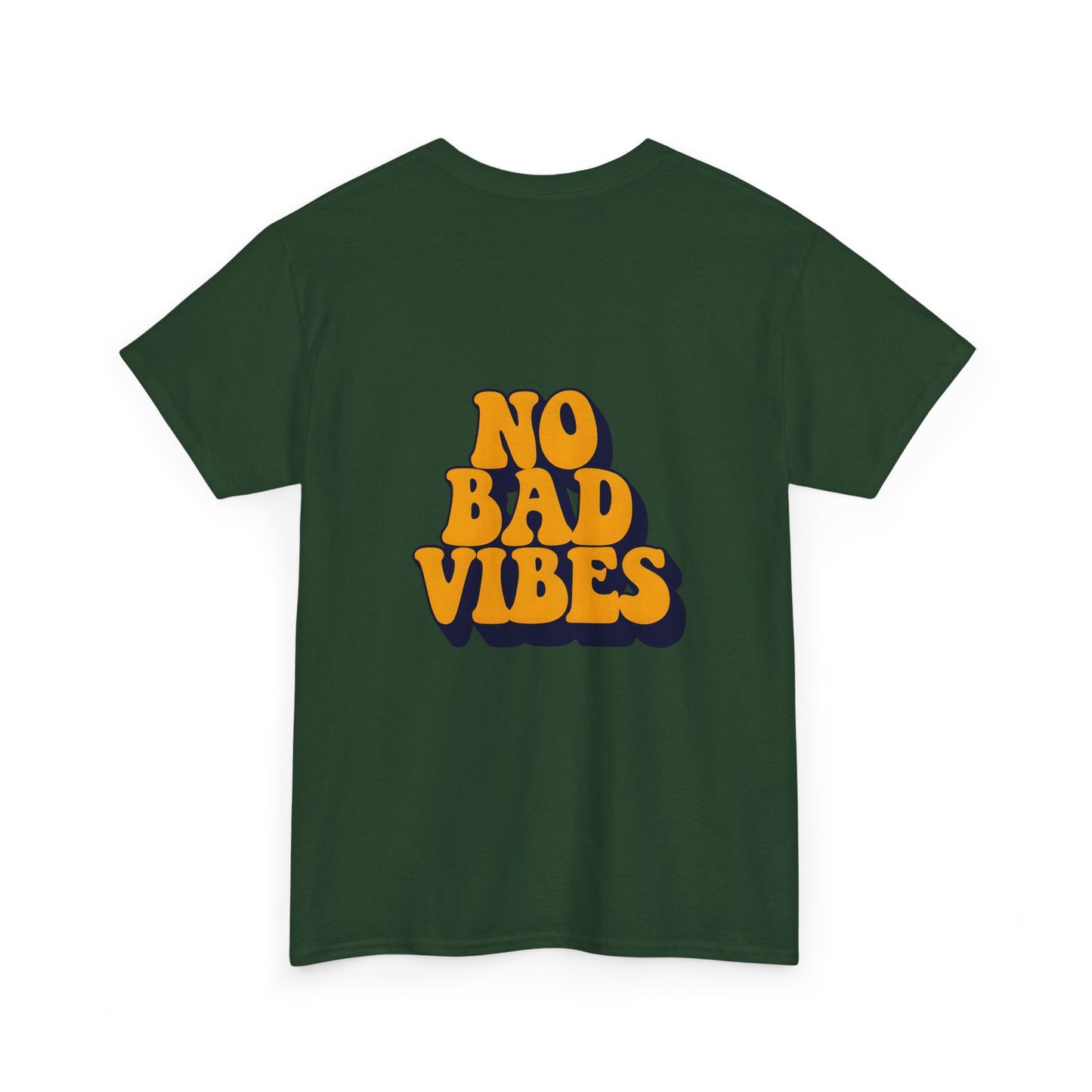 Good Vibes Only Unisex Heavy Cotton Tee, Casual Tee, Positive Message Shirt, Summer Fashion, Gift for Friends, Outdoor Wear