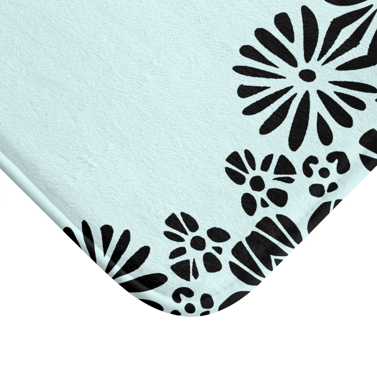 Floral Elegance Bath Mat - Chic Bathroom Decor, Home Spa Essentials, Gift for Her, Modern Design, Cozy Comfort