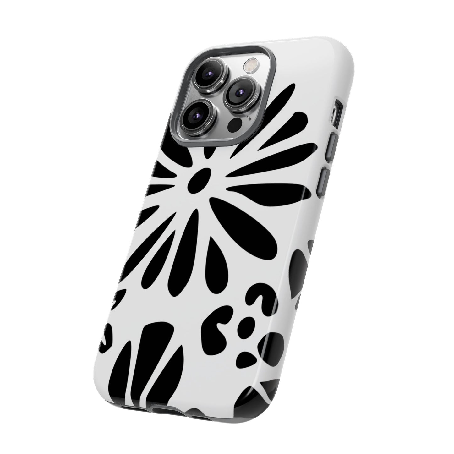Stylish Phone Case with Floral Design, Tough Phone Cover for Her, Trendy Black and White Cell Phone Case, Unique Gift for Birthdays [...]