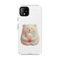 Cute Bear Phone Case, Tough Cases, Animal Lover Gift, Kids Accessories, Mother’s Day, Heartwarming Design