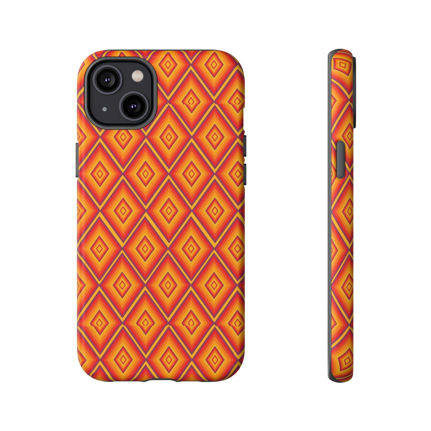 Geometric Phone Case, Tough Cases for Protection, Stylish Smartphone Cover, Vibrant Patterned Phone Accessory, Unique Gift Idea, [...]
