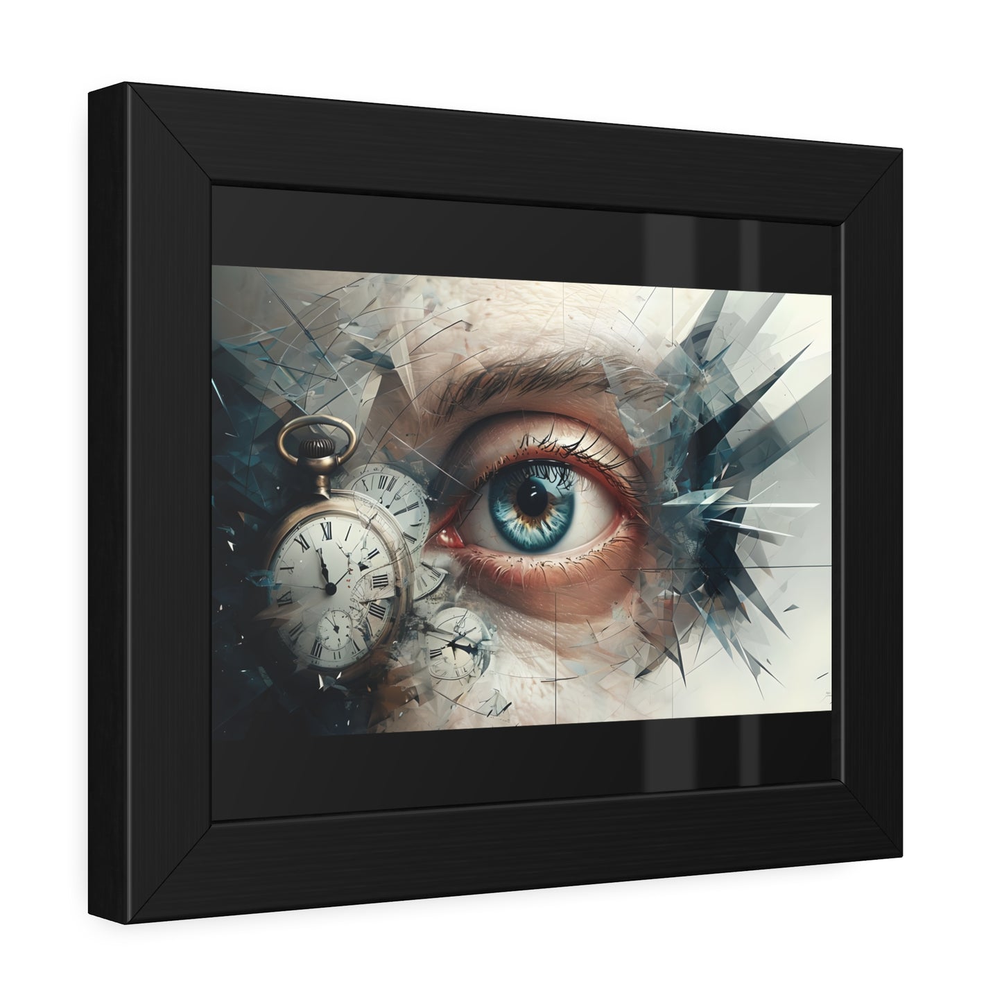 Surreal Eye Art Framed Poster
