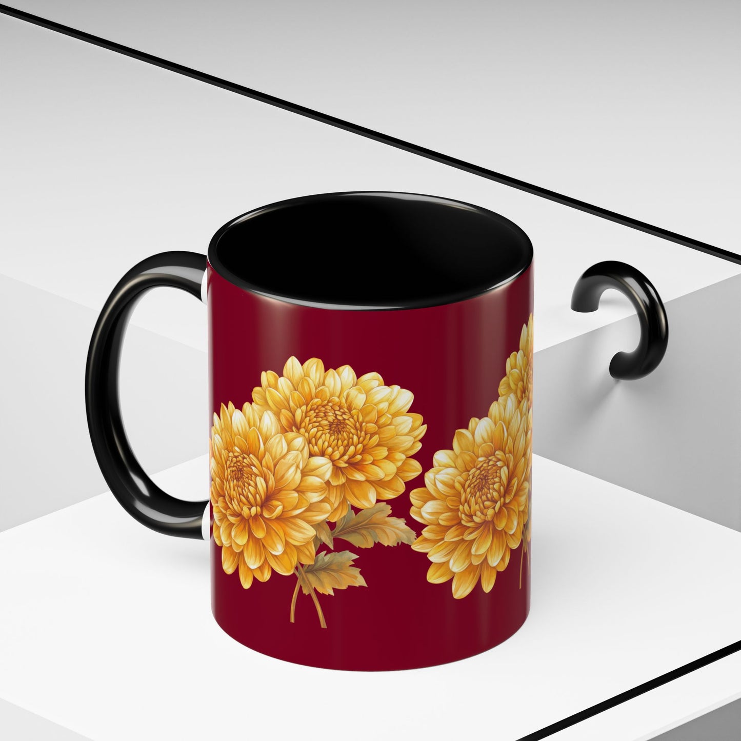 Beautiful Floral Accent Coffee Mug | Perfect Gift for Flower Lovers, Home Decor, Cozy Vibes, Mother’s Day, and Birthdays