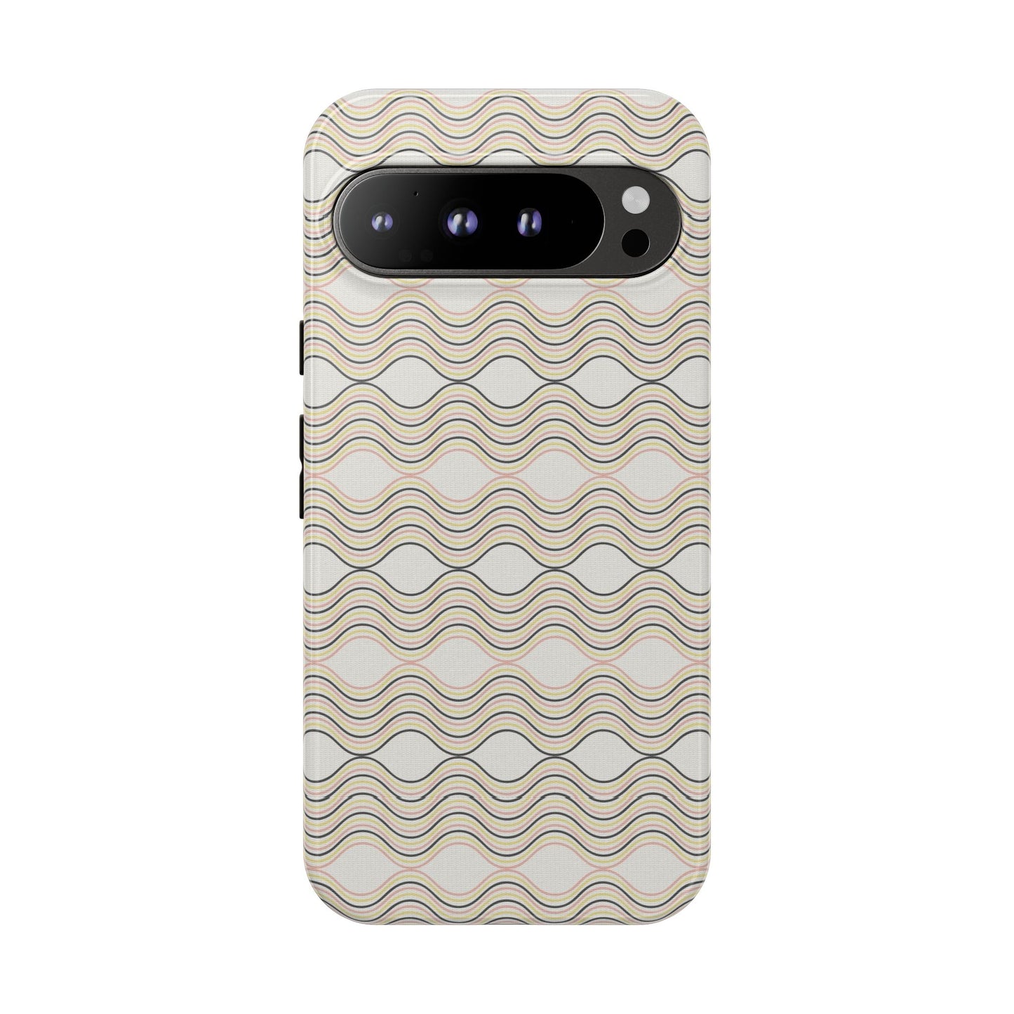 Stylish Phone Case for Tough Protection, Wavy Design, Chic Accessory, Gift for Her, Trendy Tech, Holiday Gift Idea