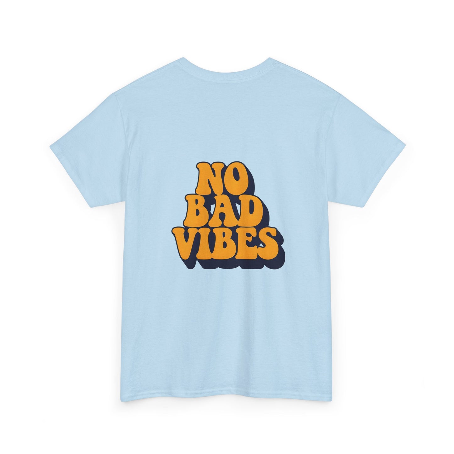 Good Vibes Only Unisex Heavy Cotton Tee, Casual Tee, Positive Message Shirt, Summer Fashion, Gift for Friends, Outdoor Wear