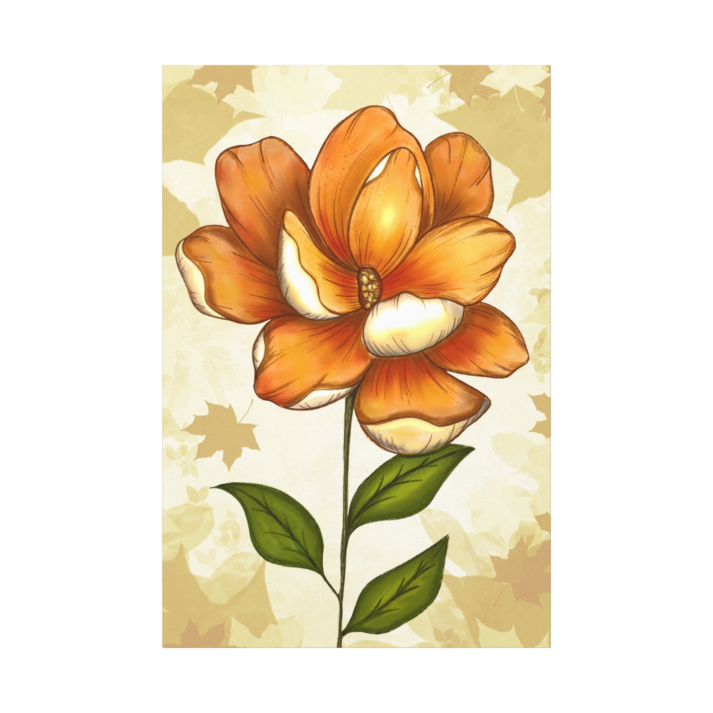 Copy of Matte Canvas, Stretched, 1.25" Tulips Pink and Purple Flowers