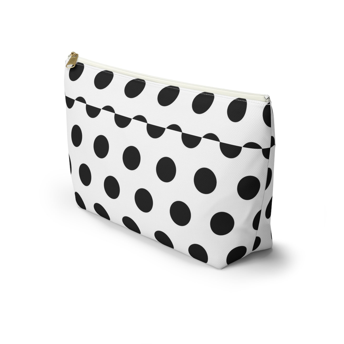 Chic Polka Dot Accessory Pouch, Stylish Makeup Bag, Travel Organizer, Gift for Her, Fun Dot Pattern, Cosmetic Case