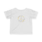 Infant Peace Symbol Tee, Baby Shirt, Toddler T-Shirt, Cute Infant Apparel, Gift for New Parents, Kids' Fashion