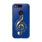 Tough Cases Blue and Gold Musical Note