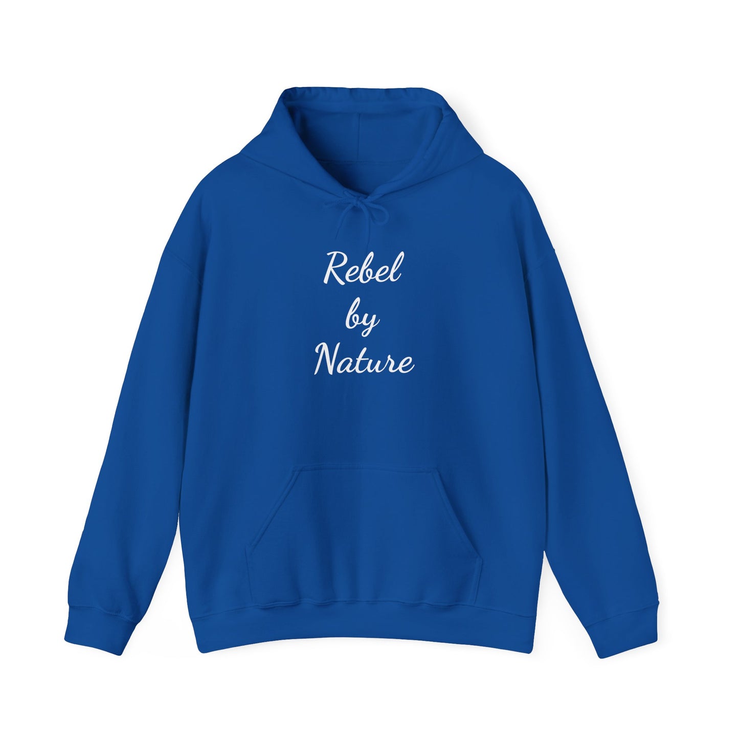 Rebel by Nature Hoodie - Unisex Heavy Blend Sweatshirt for Adventure Lovers