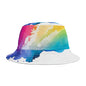 Vibrant Watercolor Bucket Hat, Summer Accessory, Festival Wear, Beach Hat, Unisex Outdoor Hat, Gift for Art Lovers
