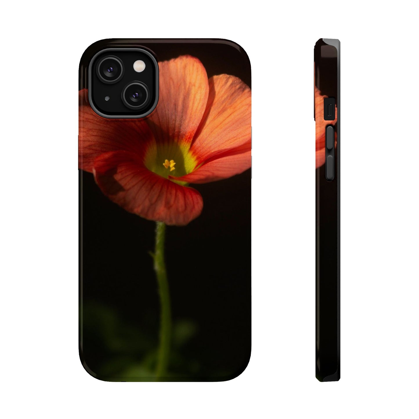Poppy Bloom Magnetic Impact Phone Case — Slim Protective Floral Design