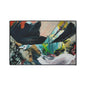 Abstract Color Splash Heavy Duty Floor Mat — Durable Artistic Entrance Rug