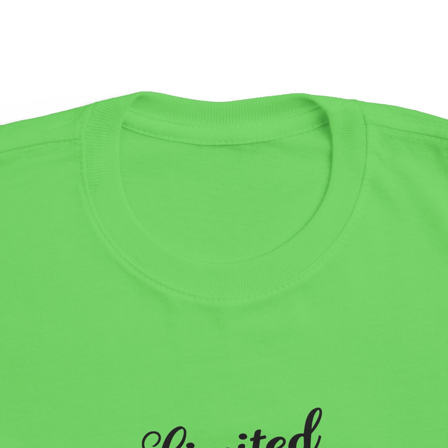Limited Edition Toddler Tee, Cute Kids Shirt, Children's Fashion, Baby Gift, Toddler Apparel, Playful Clothing, Special Occasion Wear