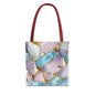 Elegant Geode Tote Bag - Chic Shopping Bag, Stylish Beach Tote