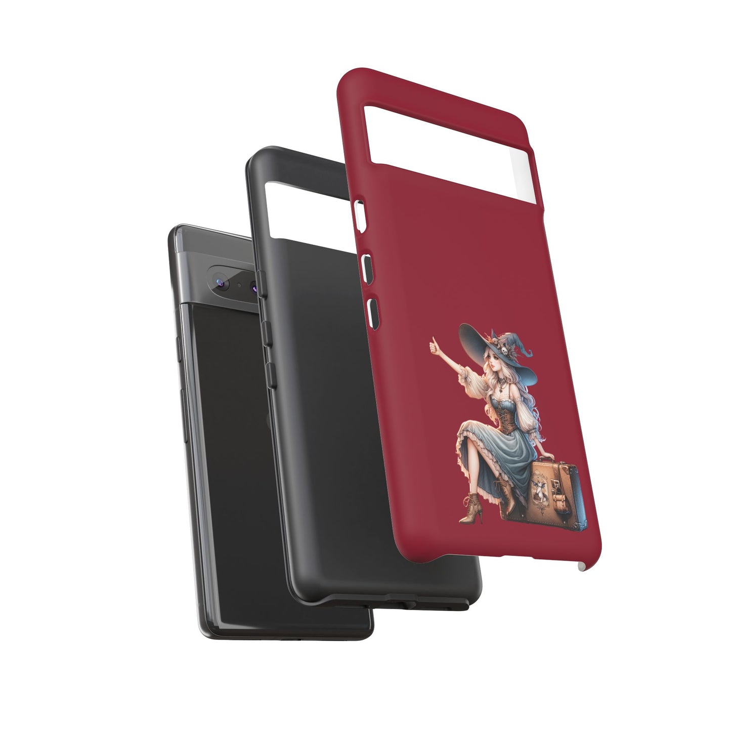 Witchy Phone Case - Magical, Durable - Halloween Gift, Cosplay Accessory, Cute Witch Design