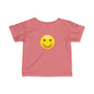 Cute Infant T-Shirt with Smiley Face, Baby Tee, Toddler Clothing, Personalized Gift, Cute Baby Outfit, Summer Wear