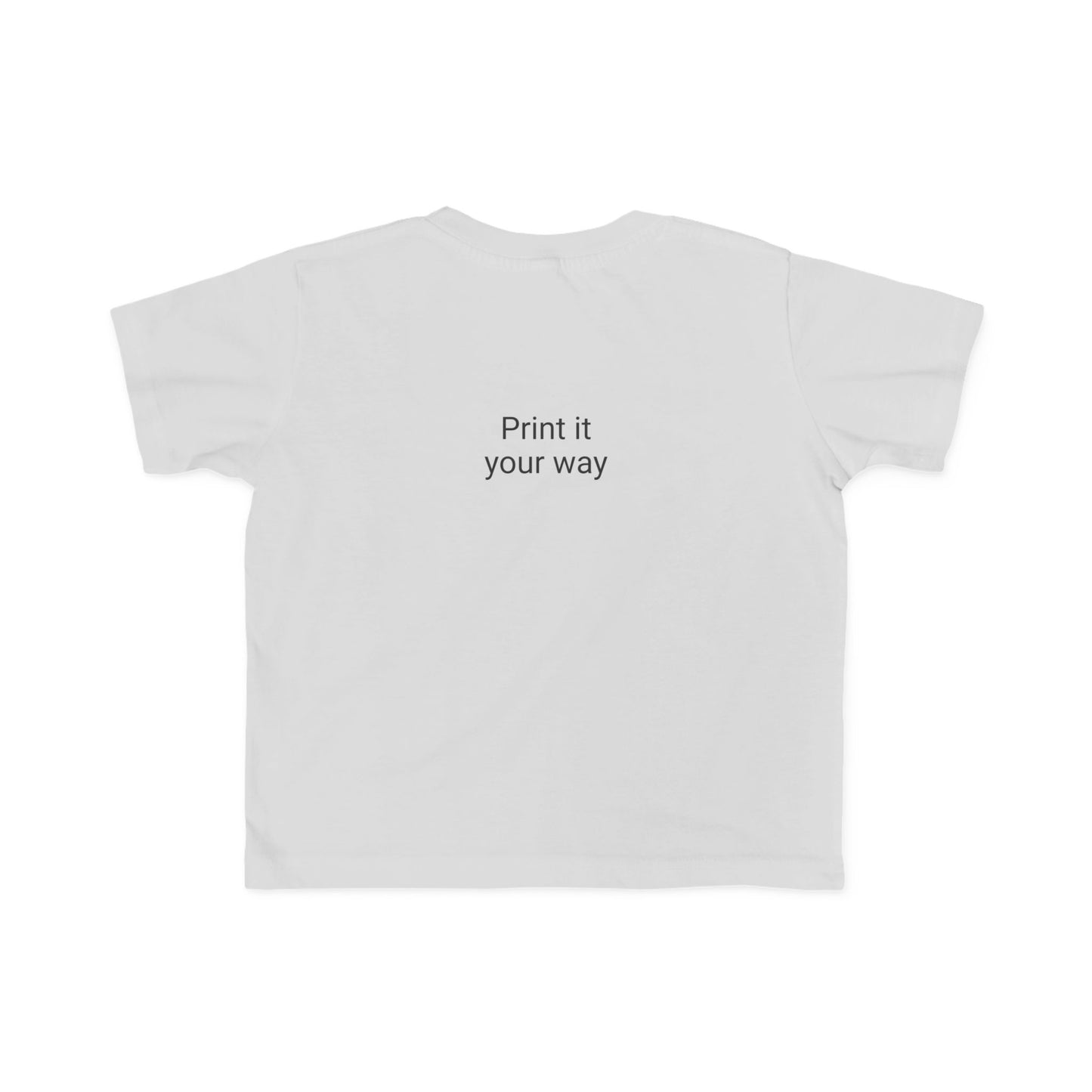 Colorful Toddler Tee - Perfect for Back to School, Kids' Birthday Gift, Playdates, Everyday Wear, Print Your Way