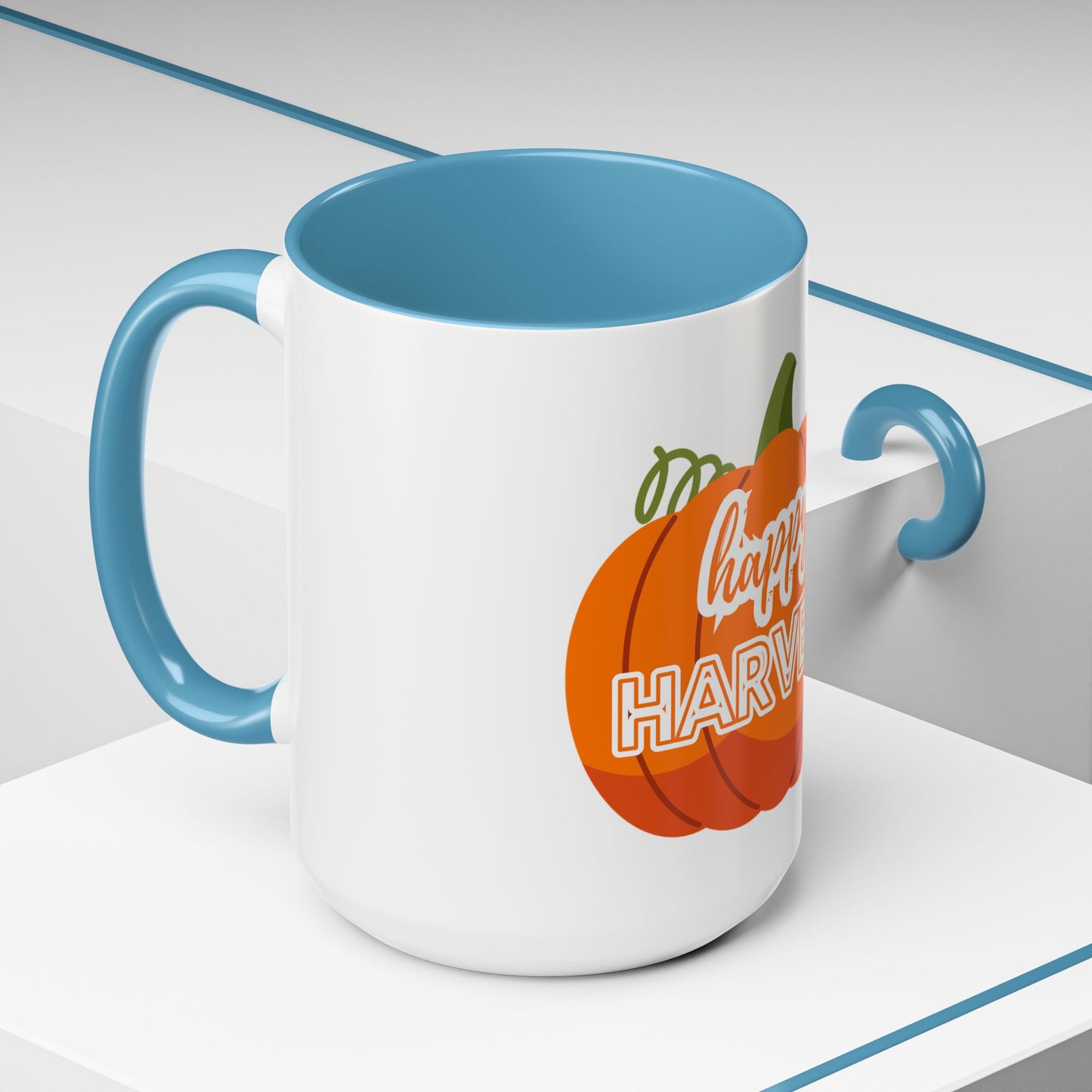 Happy Harvest Pumpkin Coffee Mug, Fall Mug, Seasonal Decor, Gift for Coffee Lovers, Autumn Vibes, Halloween Decoration