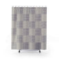 Elegant Geometric Shower Curtain, Bathroom Decor, Modern Home Accessory, Stylish Gift, Bohemian Vibe, Home Improvement