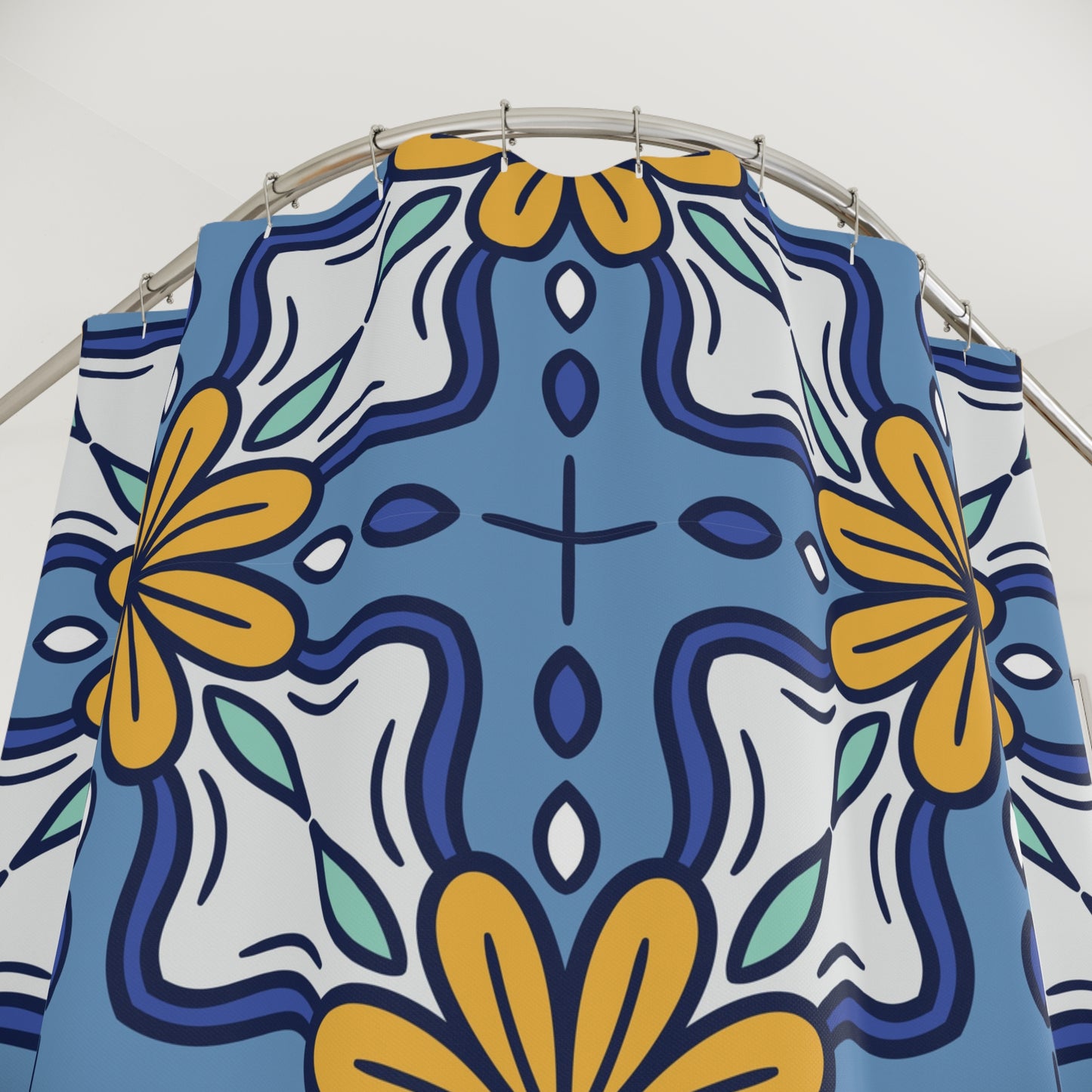 Bohemian Floral Shower Curtain