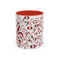 Accent Coffee Mug (11, 15oz) - Musical Notes