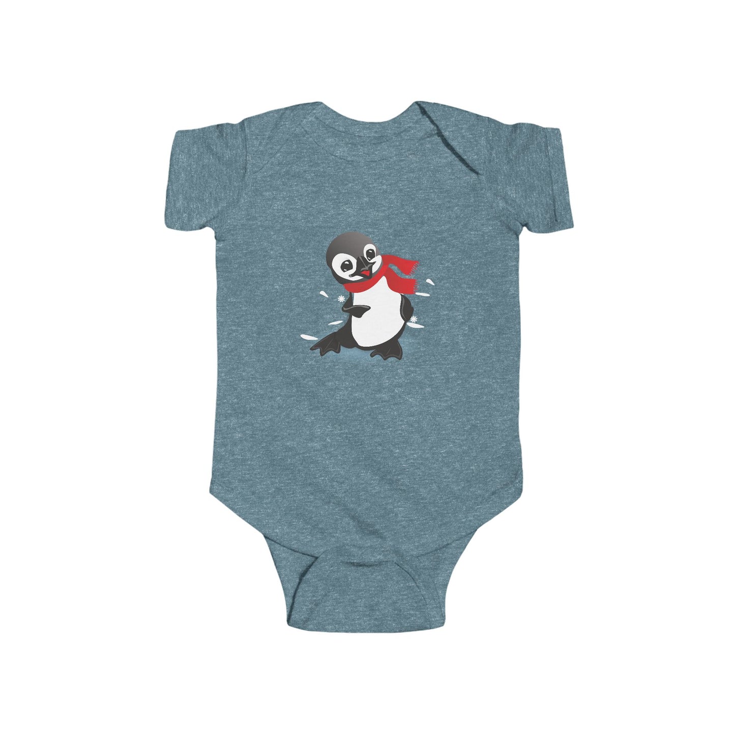Adorable Penguin Bodysuit for Infants, Cute Baby Clothes, Winter Baby Outfit, Holiday Gift, Baby Shower Present, Infant Apparel