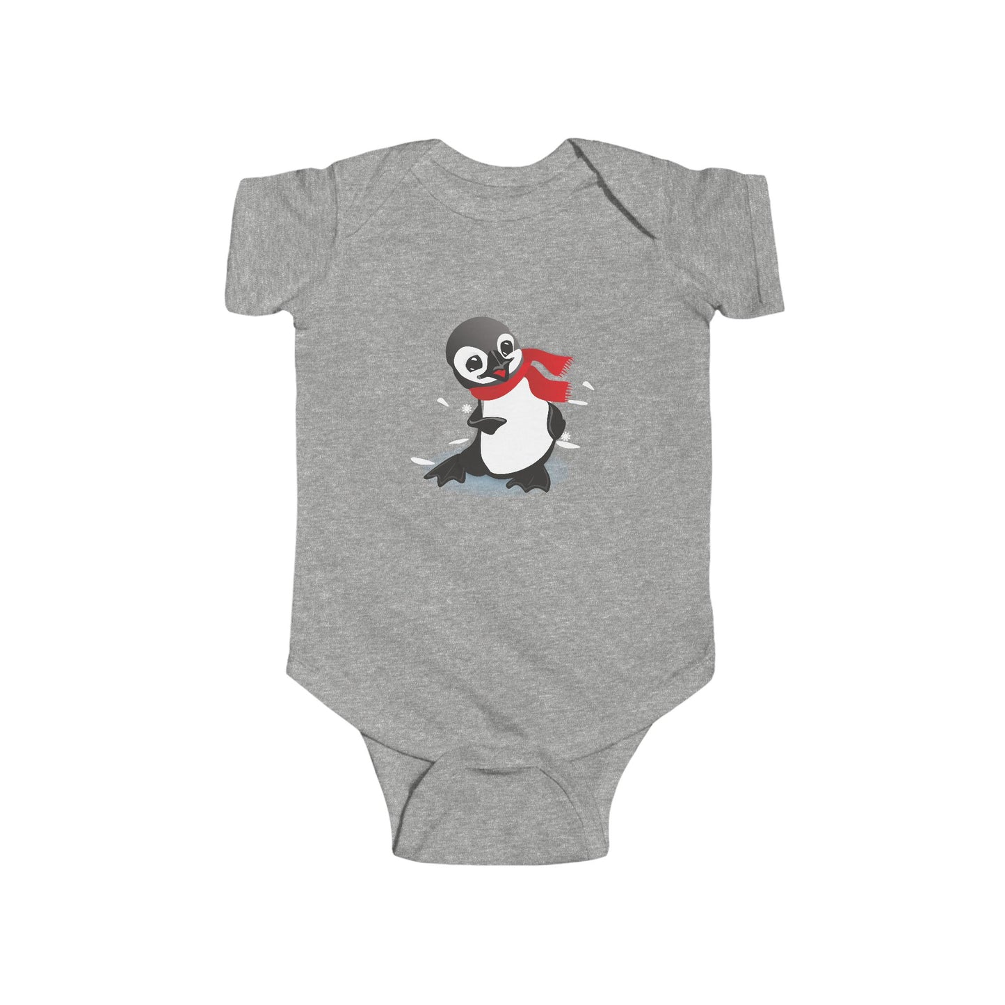 Adorable Penguin Bodysuit for Infants, Cute Baby Clothes, Winter Baby Outfit, Holiday Gift, Baby Shower Present, Infant Apparel