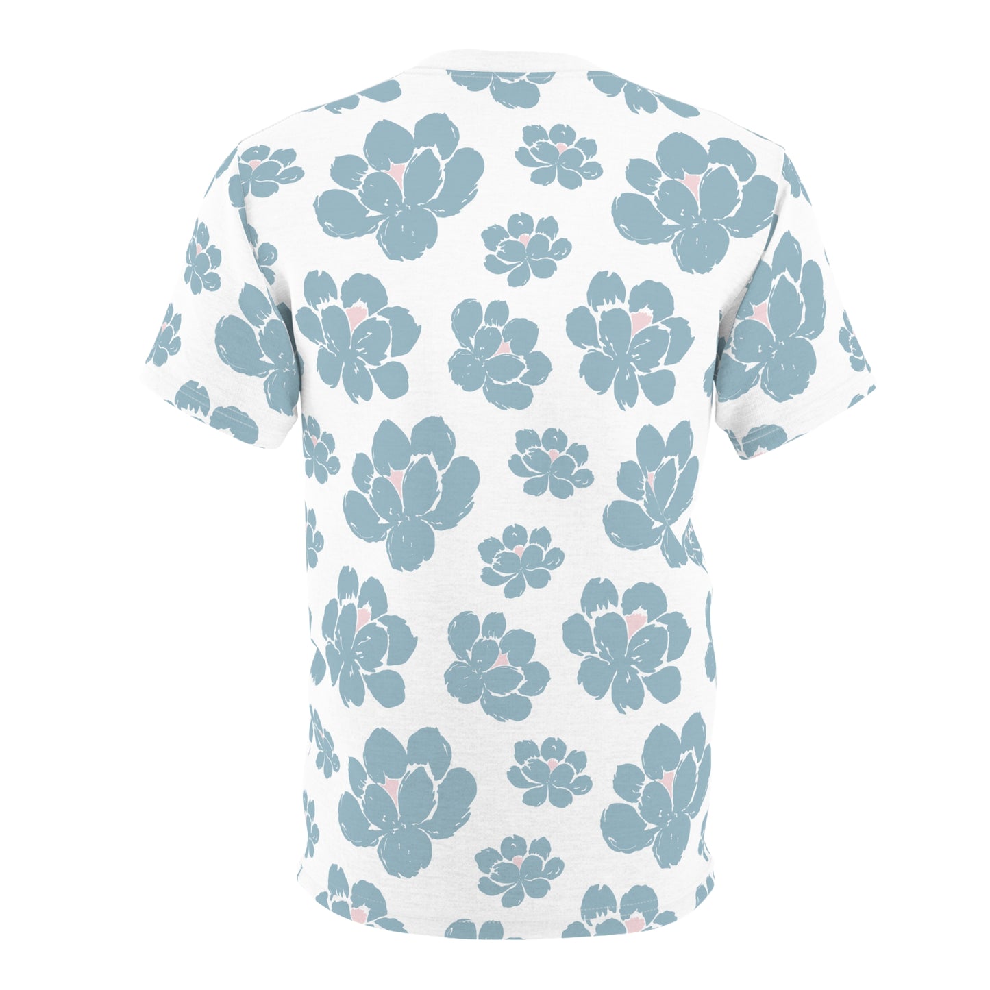 Floral Unisex Cut & Sew Tee: Breezy, Stylish, Casual Wear, Perfect for Spring & Summer, Gift for Nature Lovers, Everyday Comfort Tee