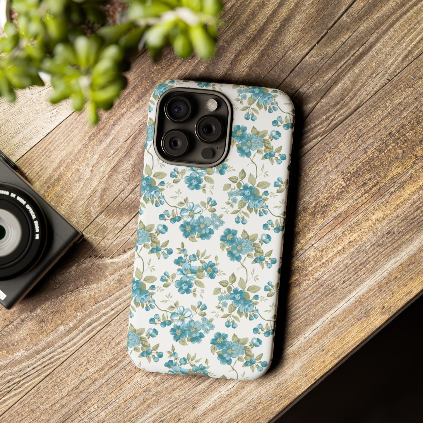 Floral Phone Case - Tough Cases, Durable Phone Cover, Cute Floral Design, Gift for Her, Trendy Phone Accessory, Spring Style