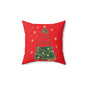 Christmas Tree Pillow, Festive Home Decor, Holiday Decoration, Cozy Couch Cushion, Merry Christmas Gift