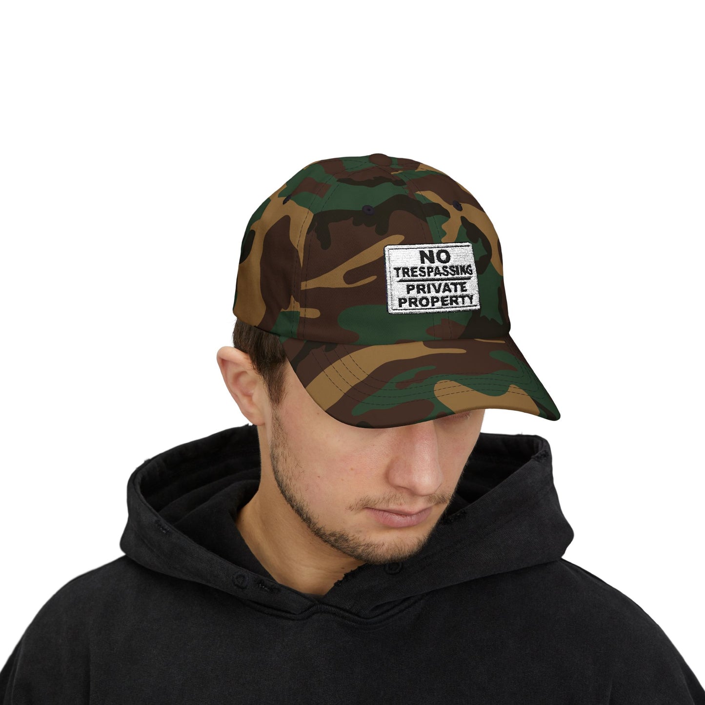 Classic Dad Cap with Private Property Sign Design - Stylish Dad Hat, Casual Cap, Gift for Fathers Day, Trendy Outdoor Hat, [...]