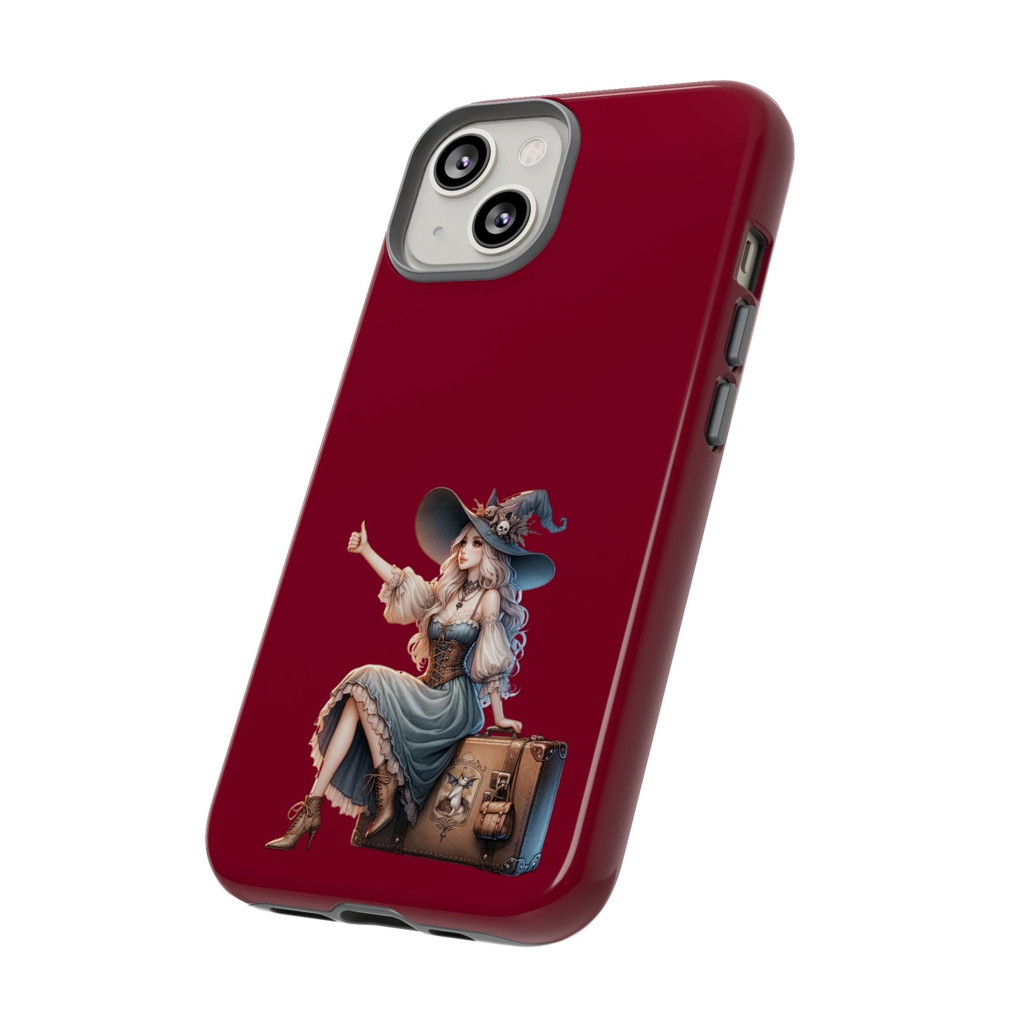 Witchy Phone Case - Magical, Durable - Halloween Gift, Cosplay Accessory, Cute Witch Design