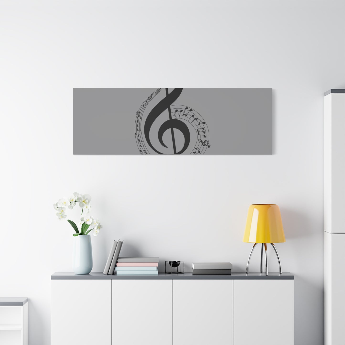 Musical Notes Canvas Print, Wall Art for Musicians, Music Lovers, Home Decor, Gift for Music Teacher, Birthday, Housewarming