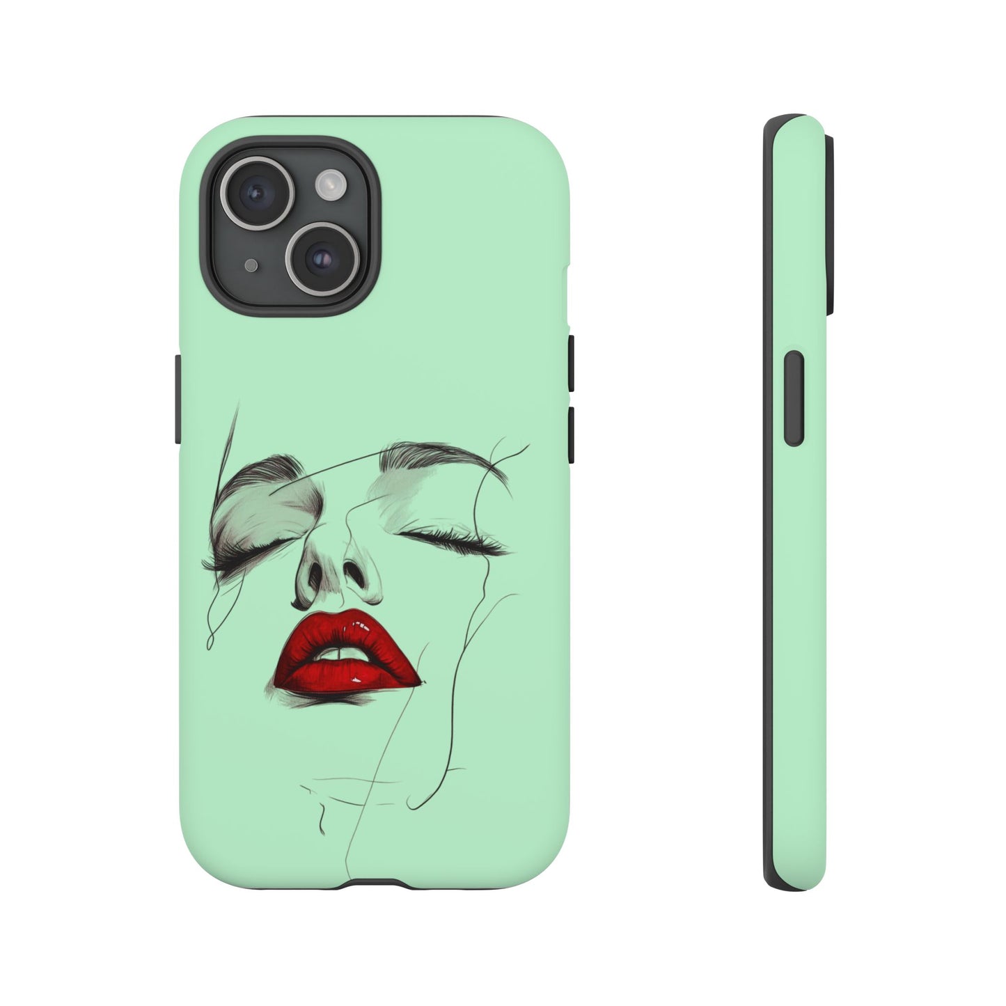 Stylish Phone Case, Artistic Phone Cover, Trendy Tech Accessory, Unique Cell Phone Protector, Gift for Her, Modern Aesthetic