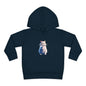 Cute Cat Toddler Hoodie, Fleece Pullover, Kids Sweatshirt, Birthday Gift, Animal Lover Apparel, Cozy Kids Clothing