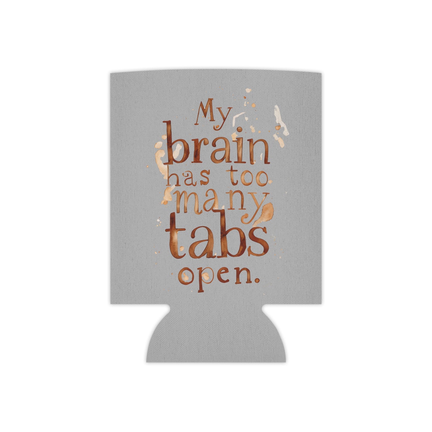 Brainy Can Cooler - Quirky Drink Sleeve, Funny Gift for Friends, Birthday, Party, Summer BBQ, Conversation Starter