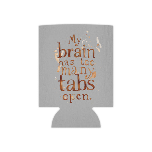 Brainy Can Cooler - Quirky Drink Sleeve, Funny Gift for Friends, Birthday, Party, Summer BBQ, Conversation Starter