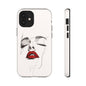 Stylish Phone Case with Artistic Lip Design, Femme Tech Accessory, Trendy Device Cover, Gift for Her, Unique Phone Accessories