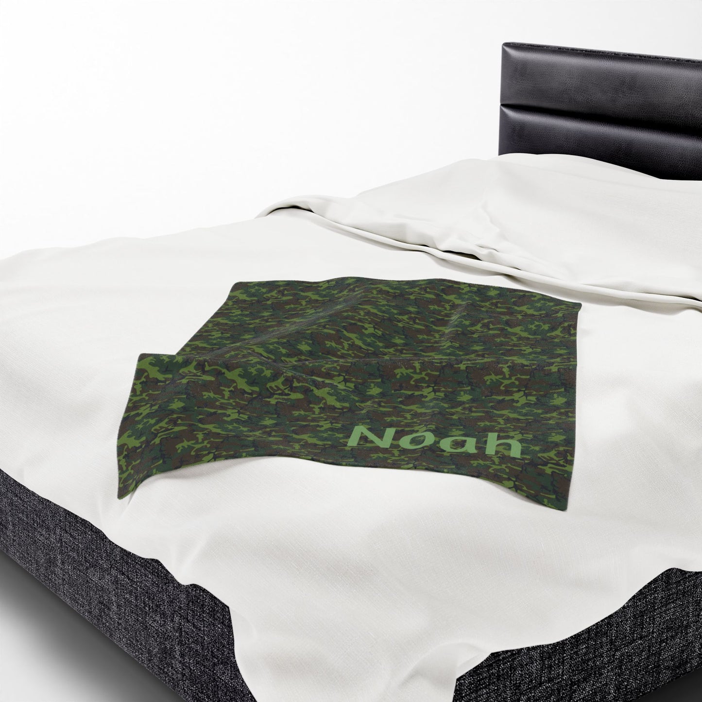 Camouflage Velveteen Plush Blanket - Noah