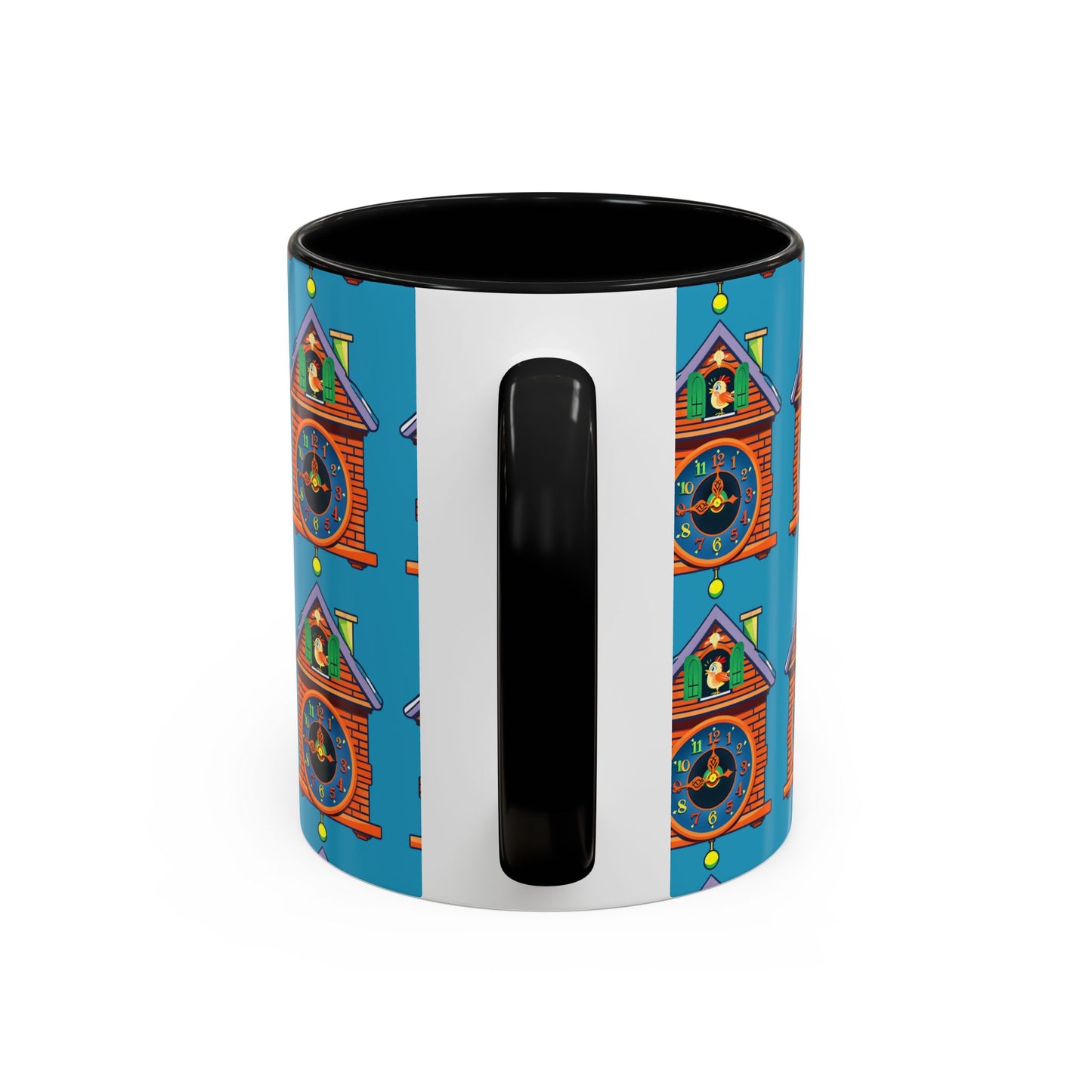 Whimsical Clock House Coffee Mug Unique Gift for Home Decor