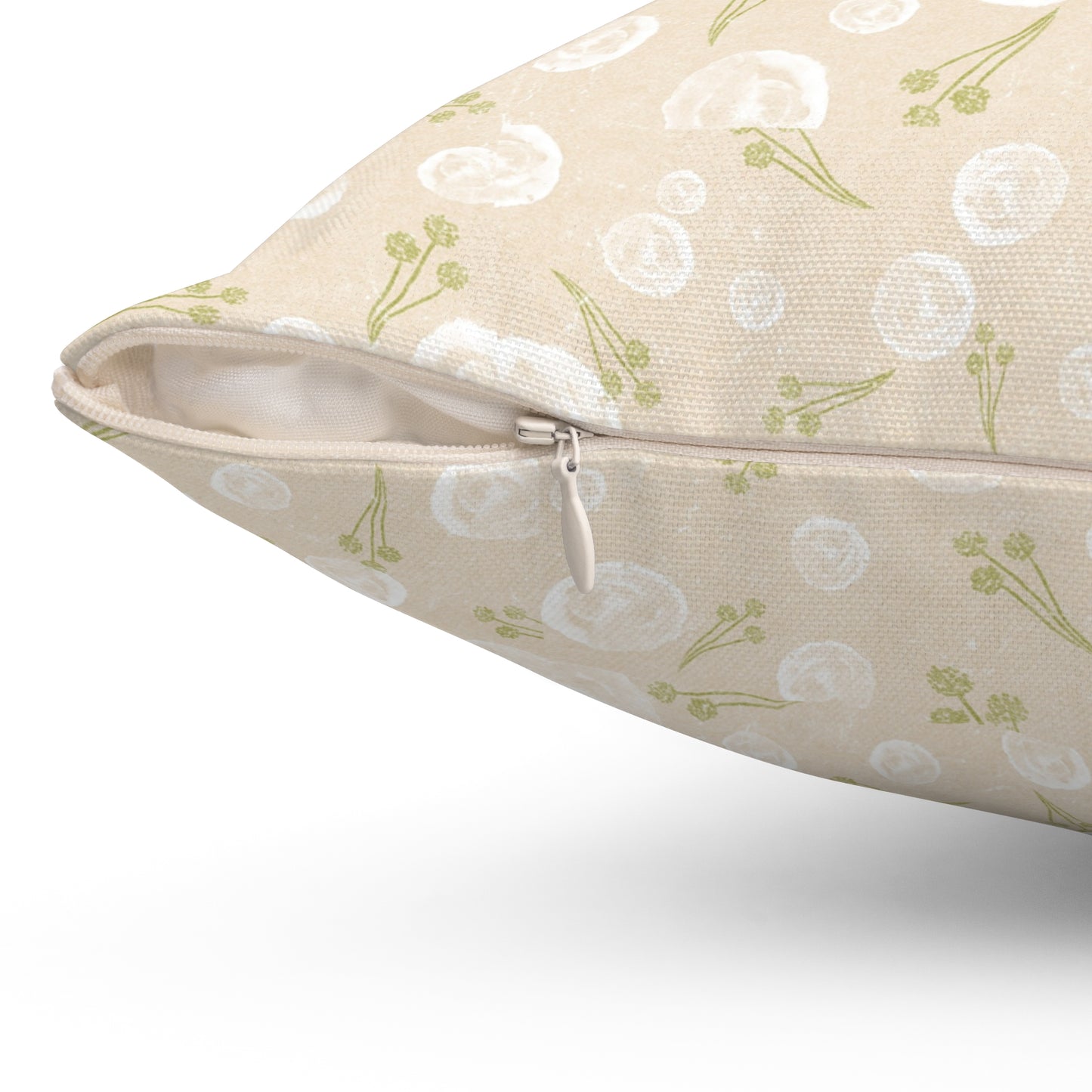 Soft Floral Square Pillow for Home Decor, Cozy Cushion, Gift Idea for Housewarming, Wedding, or Mother's Day, Decorative Throw Pillow